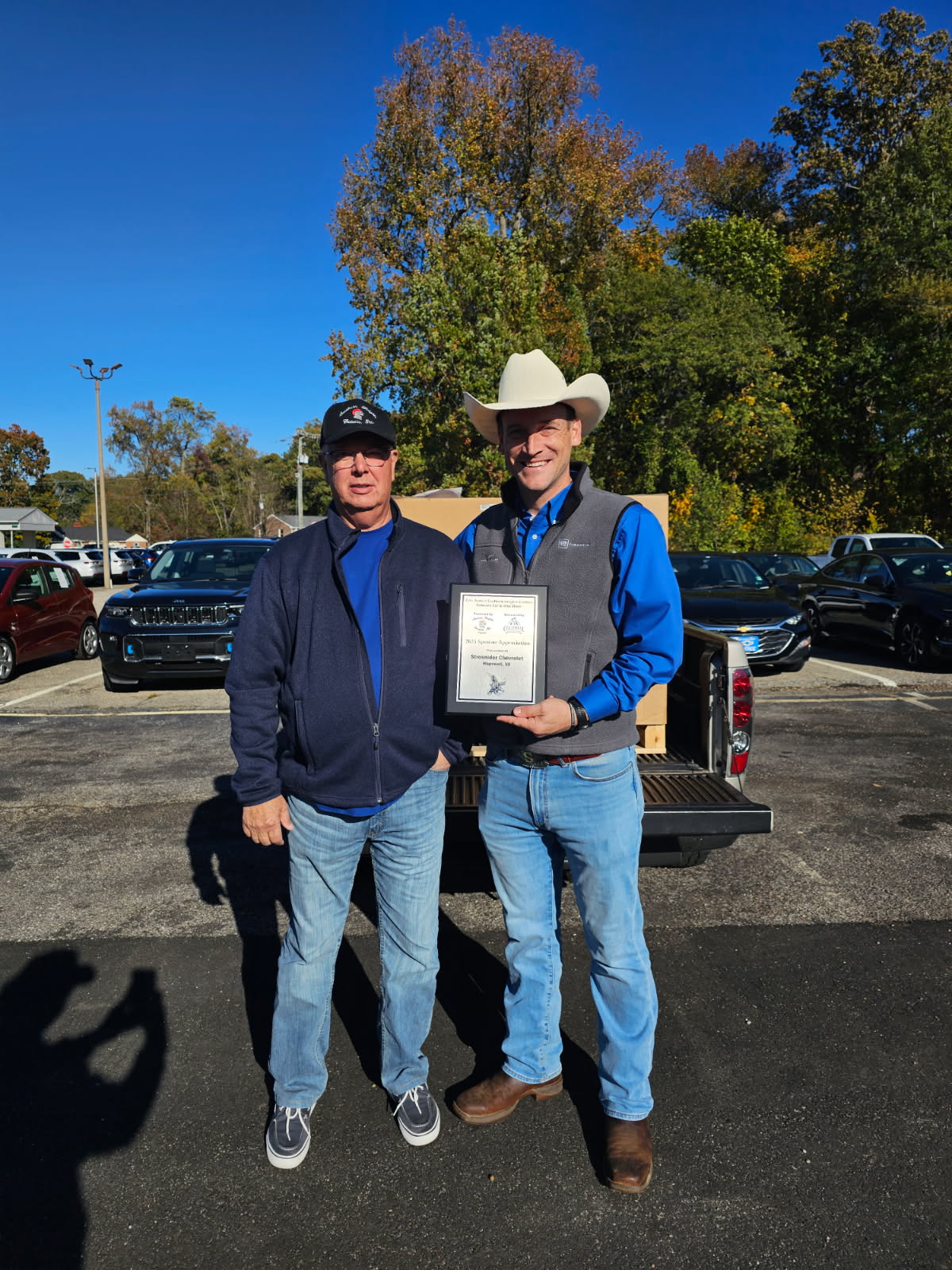 Strosnider Chevrolet Appreciation Plaque 2025